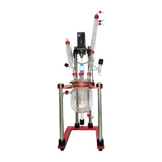 新型螺紋磨口-雙層玻璃反應(yīng)釜1L、2L、3L、5L