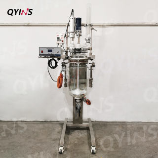 超聲波升降雙層玻璃反應(yīng)釜10L、20L、30L、50L