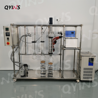 上海廠家液液提取蒸餾提純油脂精煉乳酸提純玻璃薄膜蒸發(fā)器80C